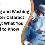 Showering and Washing Hair After Cataract Surgery