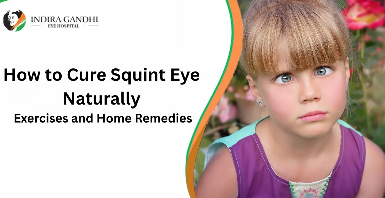 how to cure squint eye naturally