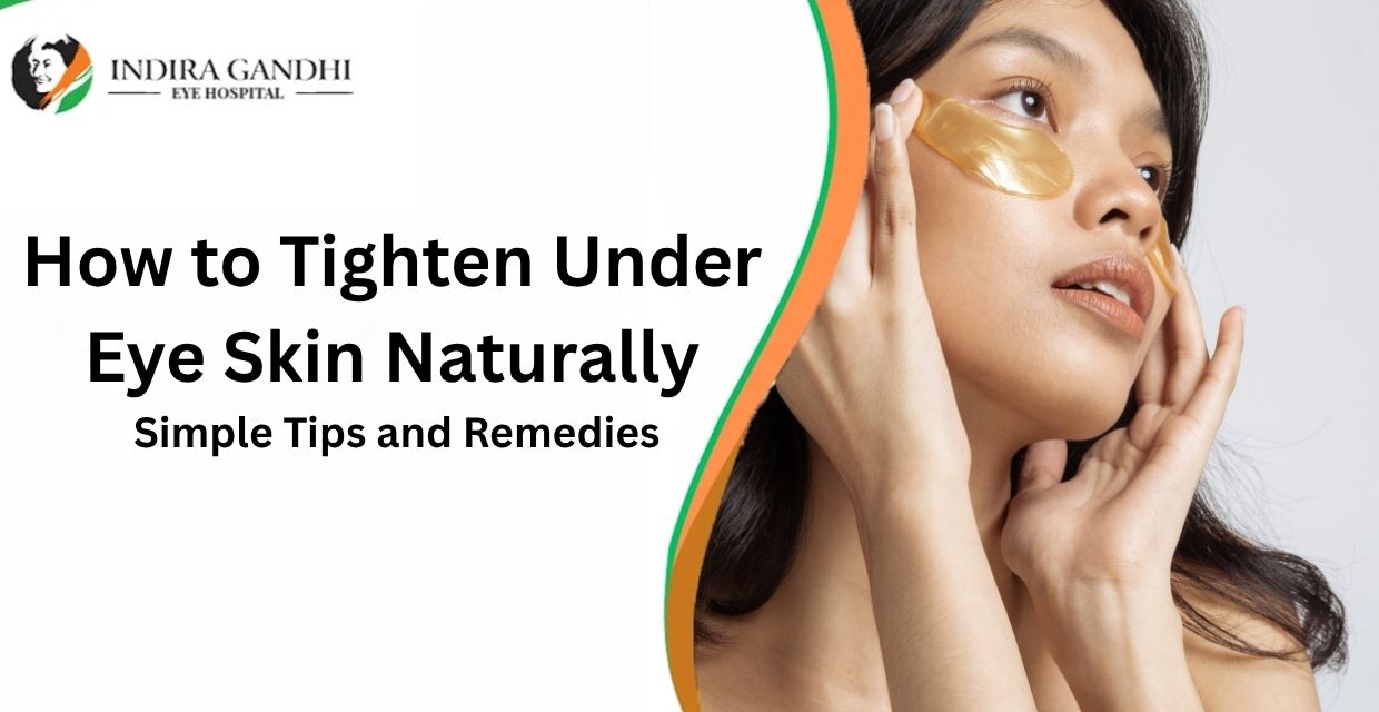 how to tighten under eye skin naturally