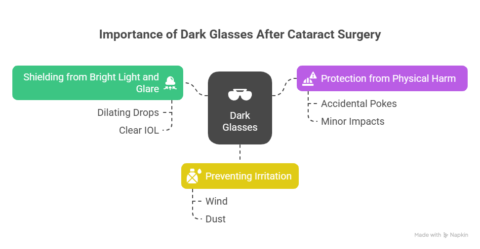 How Long Do I Need to Wear Dark Glasses Outside After Cataract Surgery? How Long Do I Need to Wear Dark Glasses Outside After Cataract Surgery?